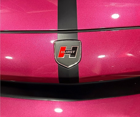 "Hurst" Nose Badge Dodge Challenger - Click Image to Close